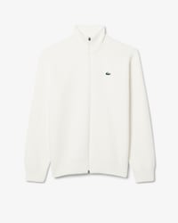 Men's Ribbed Knit Zip-Up Golf Sweater