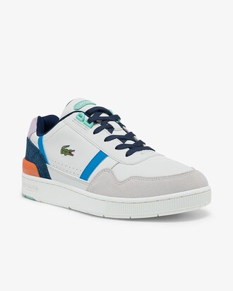 Men's T-Clip Leather, Suede and Synthetic Sneakers