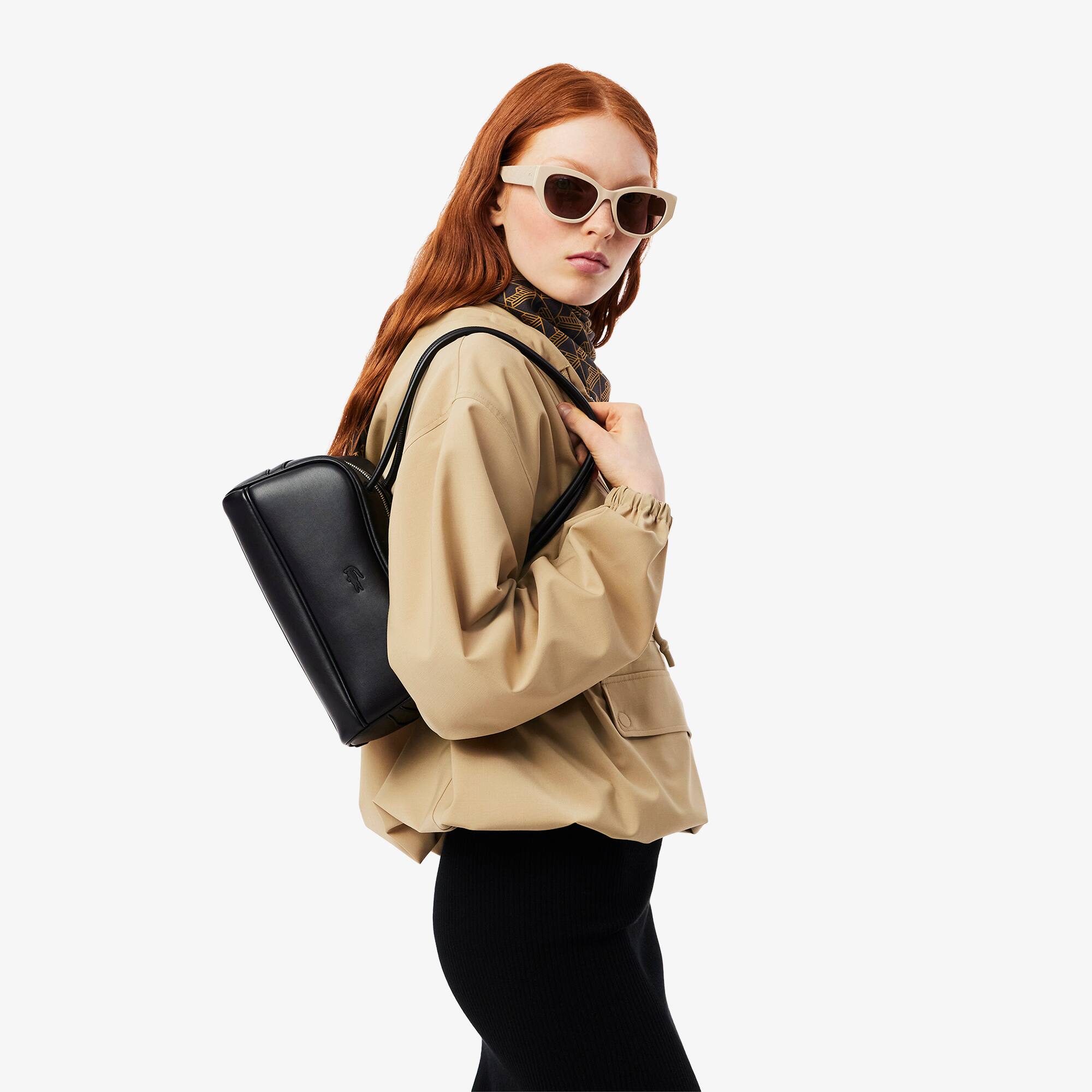 Lora Leather Shoulder Bag - Bags - New In 2026 | Lacoste