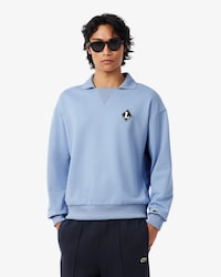 Sweatshirt col polo fabriqu&eacute; en France