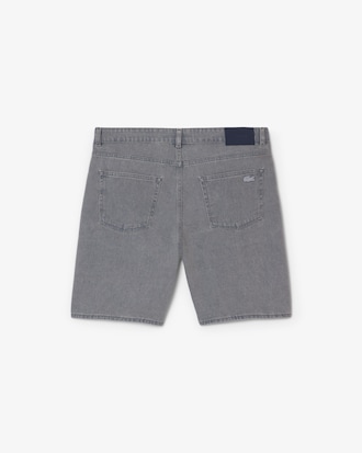 Men's Washed Effect Denim Shorts