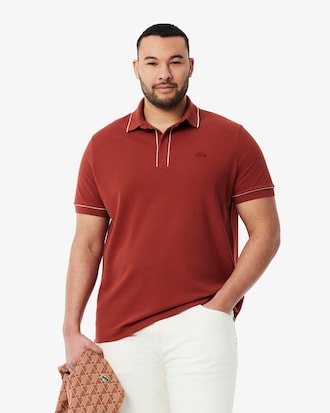 Men's Regular Fit Paris Stretch Piqu&eacute; Polo