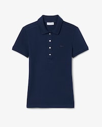 Polo de Mini Piqu&eacute; El&aacute;stico L.12.D de Corte Slim para Mujer
