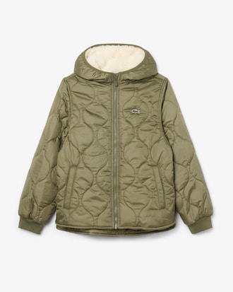 Unisex Quilted Hooded Parka
