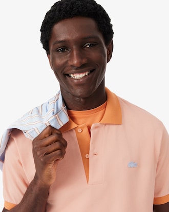Classic Fit Contrast Rib Polo