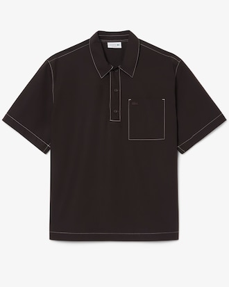Relaxed Fit Short Sleeved Poplin Shirt