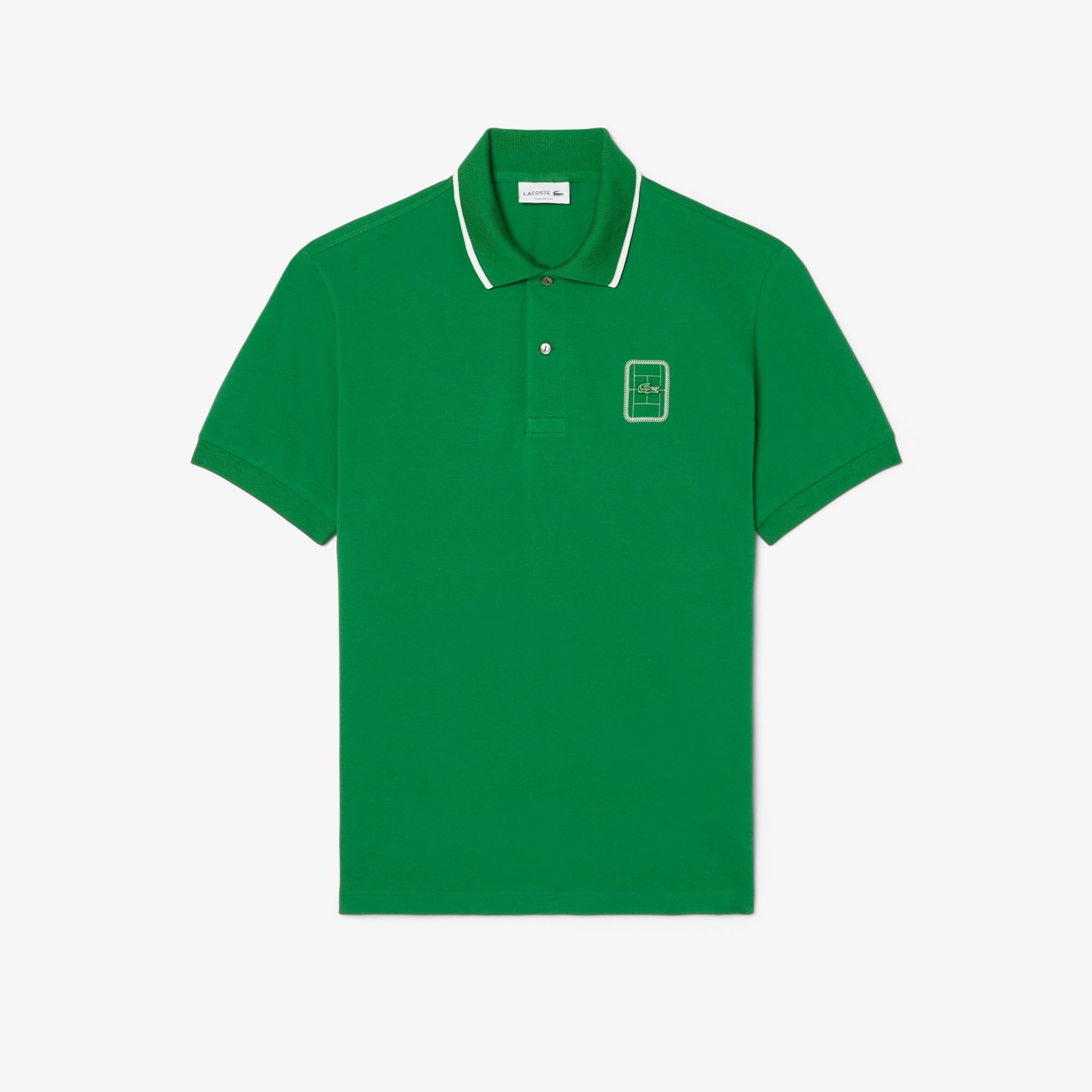 【新品】NEIGHBORHOOD × LACOSTE Polo Shirt XL Classic Fit Printed Piqué Polo Shirt - Polo Shirts - New In 2026