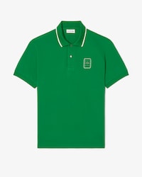 Classic Fit Printed Piqu&eacute; Polo Shirt