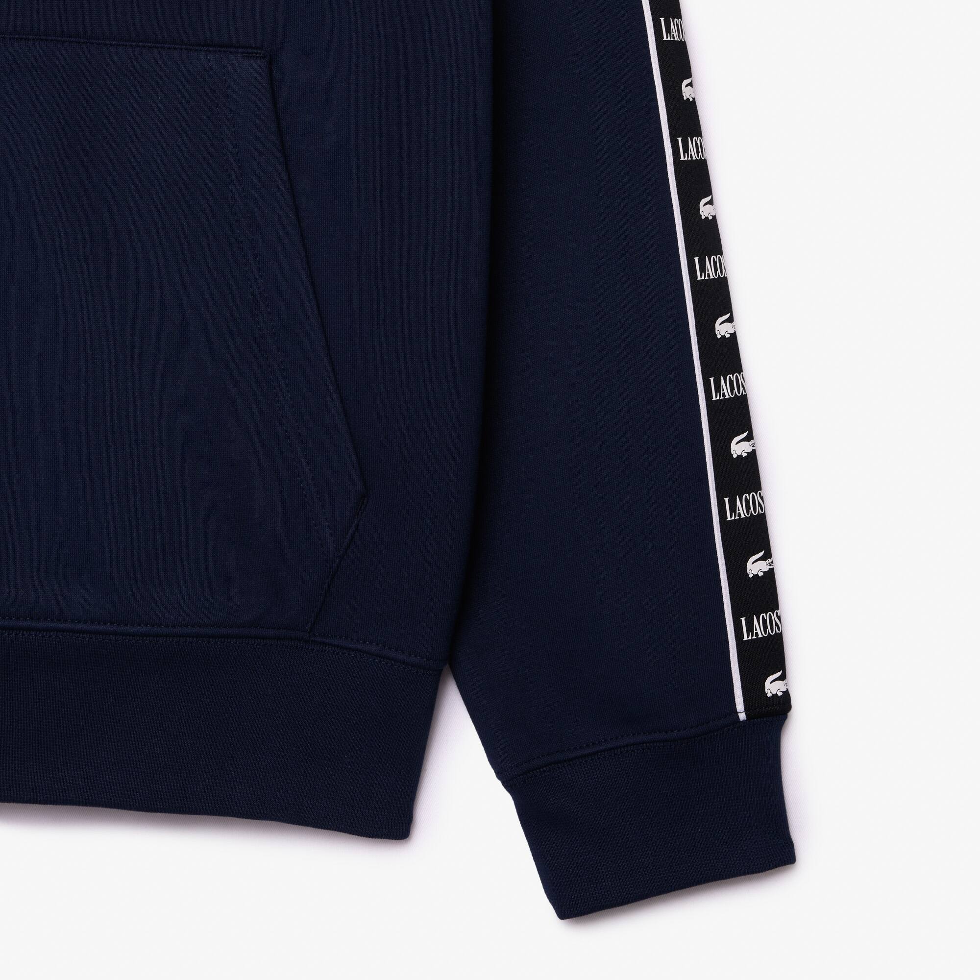 Logo Tape Fleece Sweatshirt ロゴ テープ スウェットシャツ ◇Lacoste◇ 人気! Logo Tape Fleece スウェットシャツ