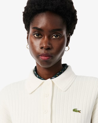 French Made Polo Collar Sweater