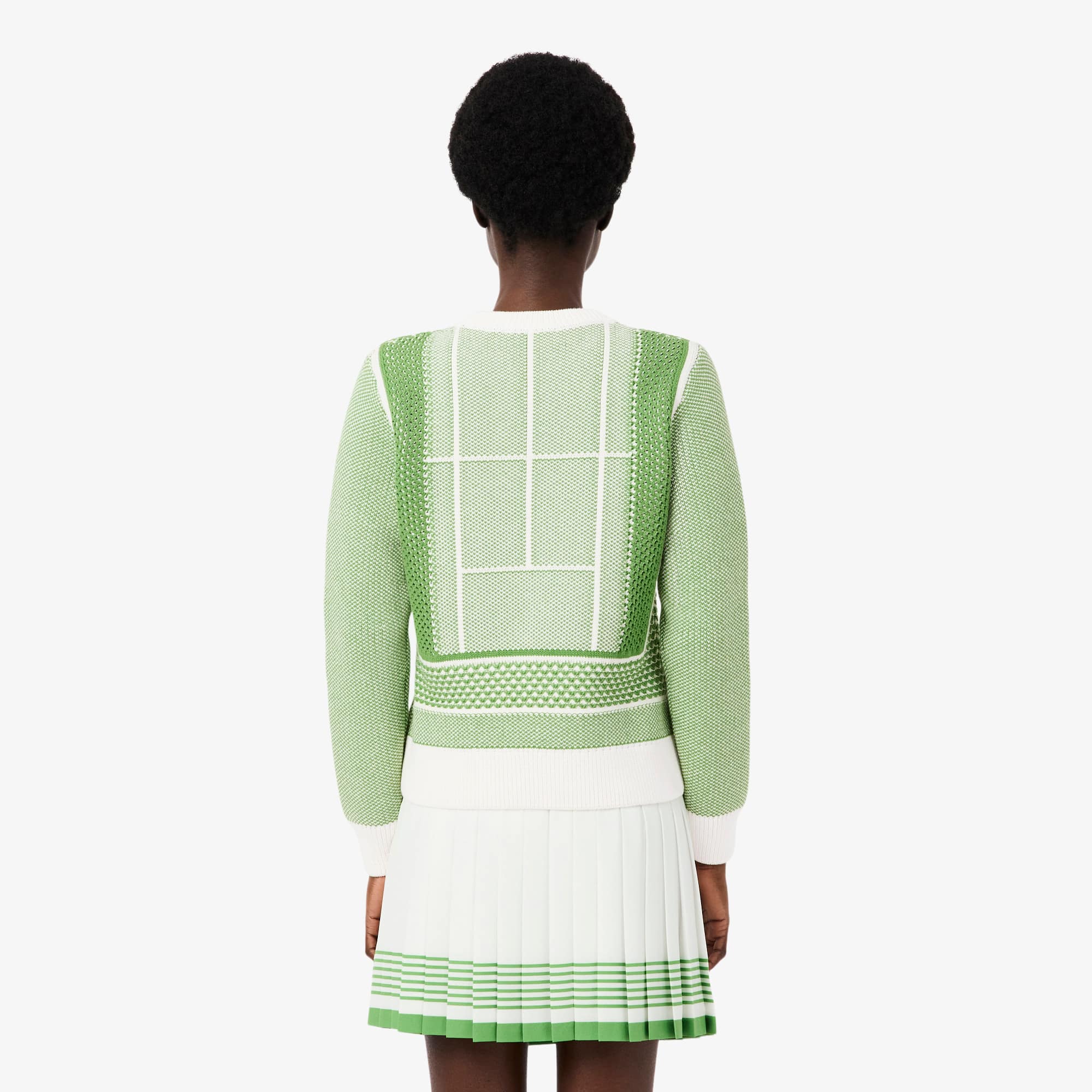 Tennis Court Graphic Sweater - Sweaters & Sweatshirts - New In
