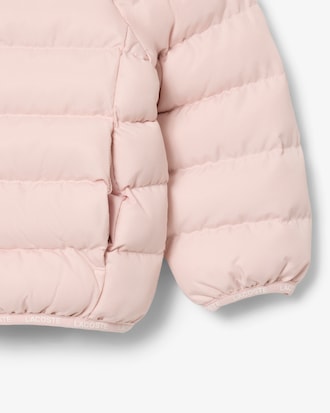Unisex Fleece Lined Hooded Puffed Jacket