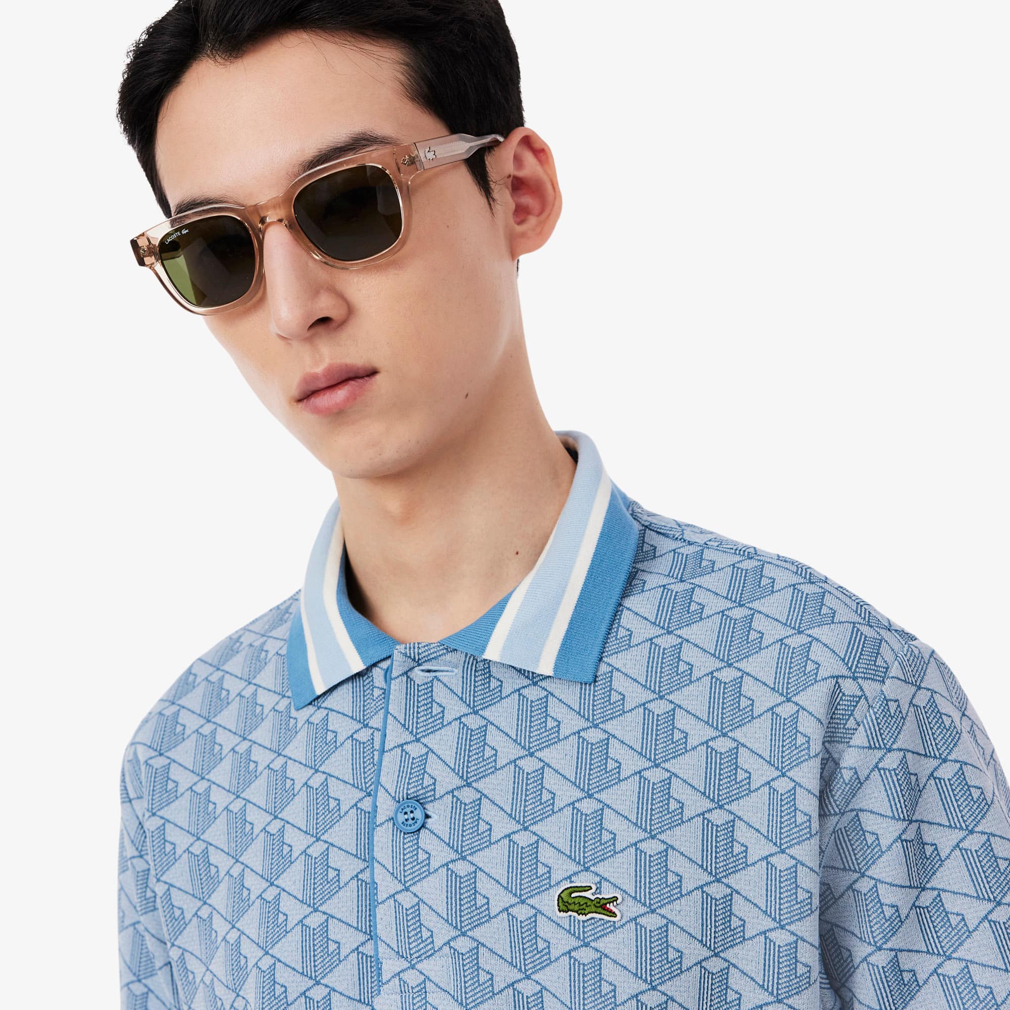 Men's Classic Fit Monogram Polo - Polo Shirts - New In 2026 | Lacoste