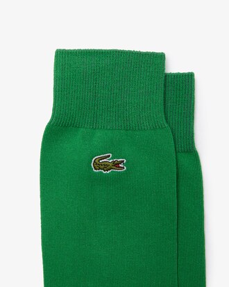 Calcetines para hombre de mezcla de algod&oacute;n y cocodrilo bordados