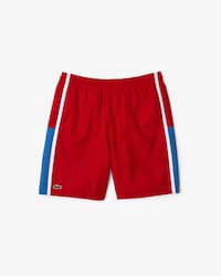 Men's Lightweight Colorblock Stripe Tennis Shorts