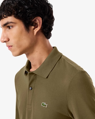 Men's Slim Fit L.12.12 Long Sleeve Polo