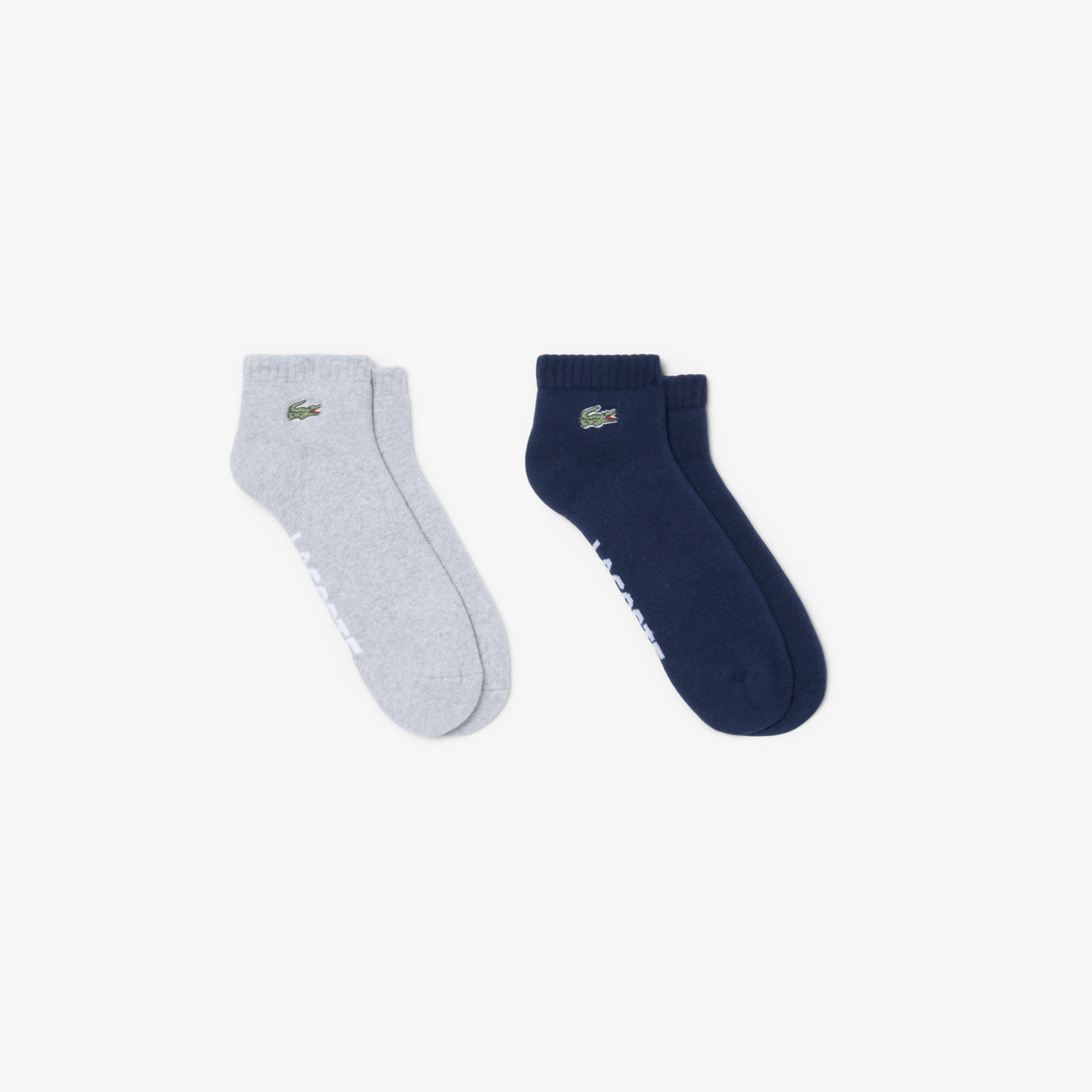 Lacoste 2-pack Low Sport Socks - 6.5 - 8.5 In Blue
