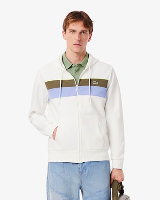 Sudadera Con Gorro Y Cierre Con Color Block