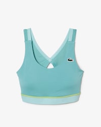 Top deportivo de mujer Lacoste Sport secado r&aacute;pido en poli&eacute;ster reciclado