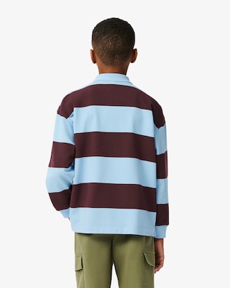 Kids' Striped Cotton Polo