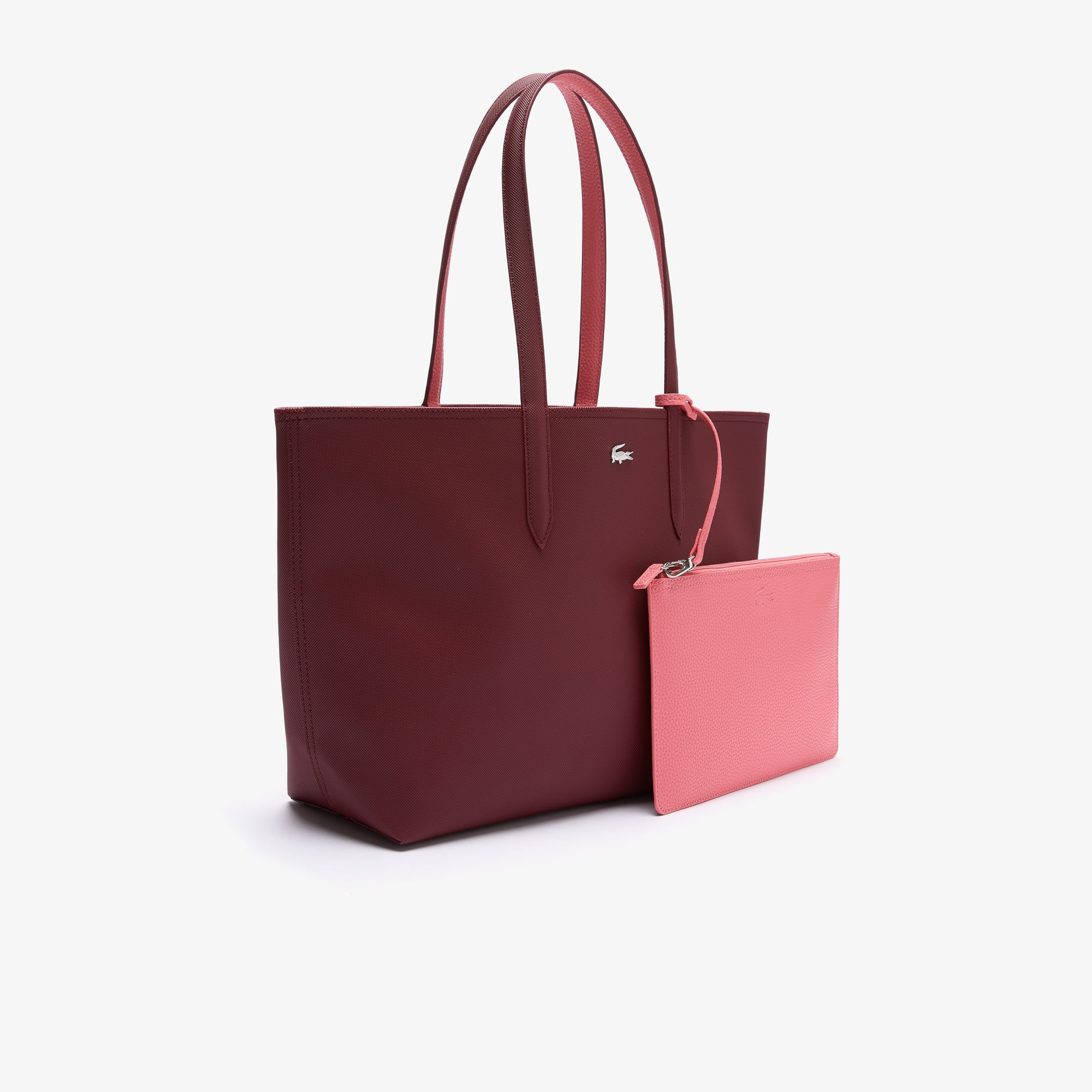 ★LACOSTE★ Women Anna Horizontal Large Shopper Bag NF2142A5 ☆LACOSTE☆ Women Anna Horizontal Large Shopper Bag NF2142A5