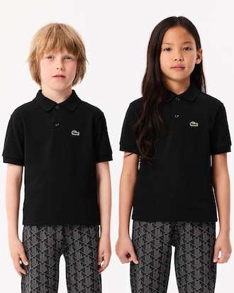 Polo enfant regular fit en petit piqué uni