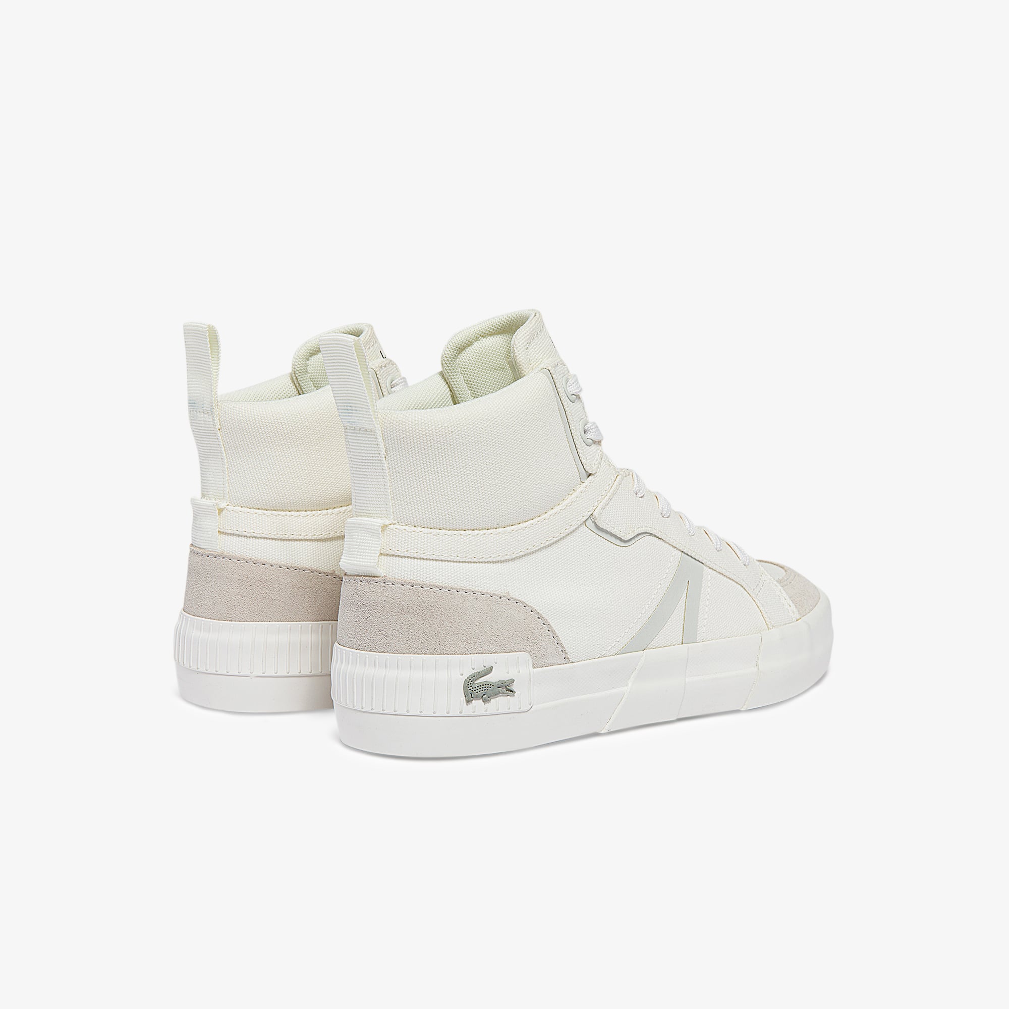 Lacoste L004 Mid Canvas High Top Sneakers Size 8 Men main image 2