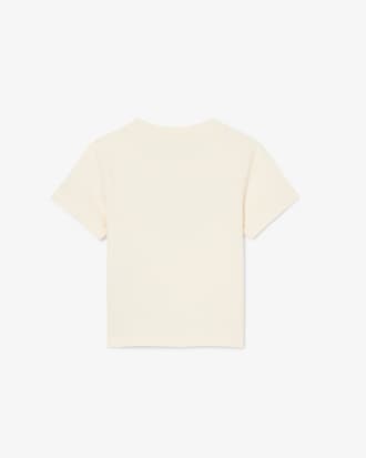 Playera de Algod&oacute;n con Bordado de Cocodrilo