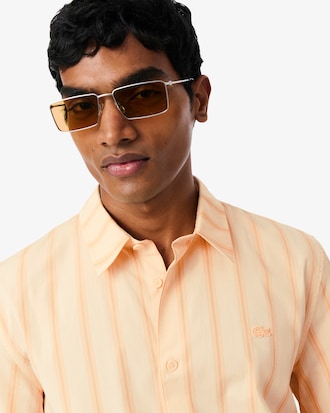 Regular Fit Striped Poplin Shirt