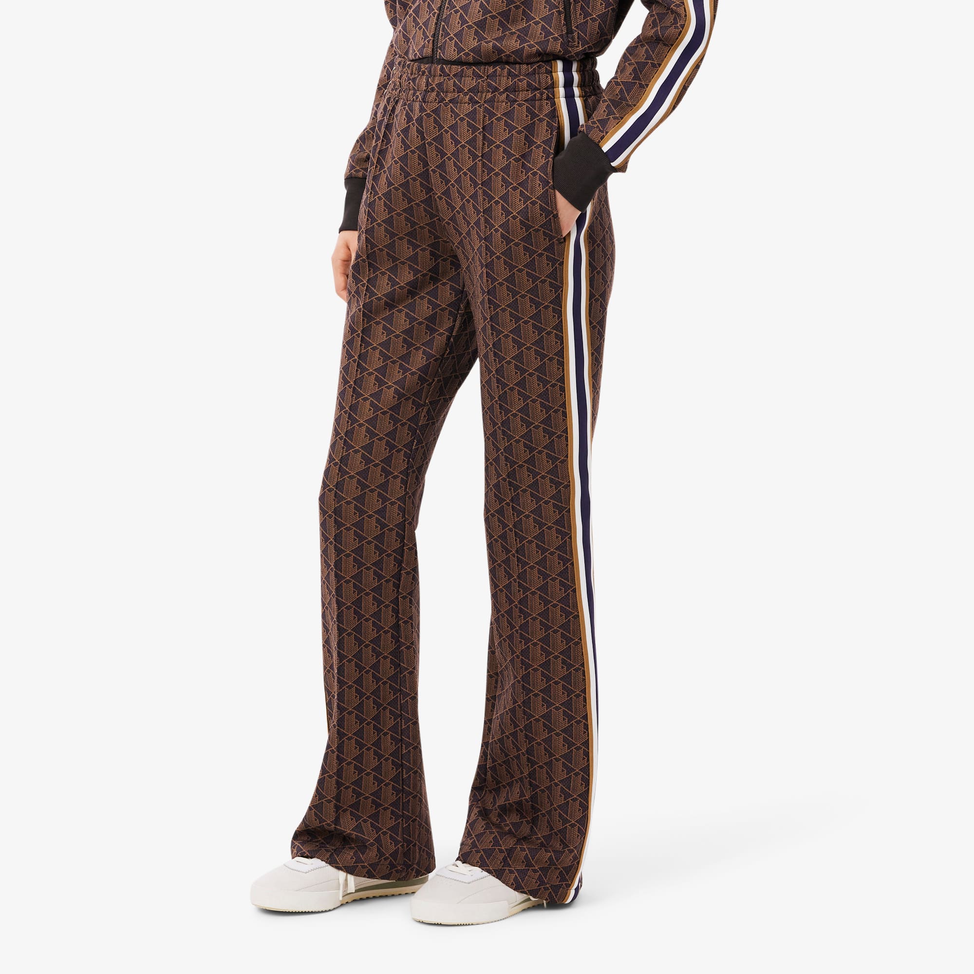 Women's Flared Monogram Sweatpants - Pants & Leggings - New In Women's Flared Monogram Sweatpants - Pants & Leggings - New In