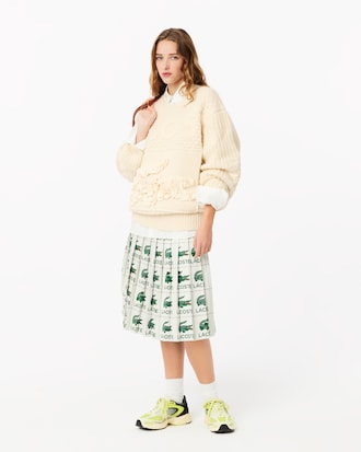 Unisex Embroidery Collection Patchwork Sweater