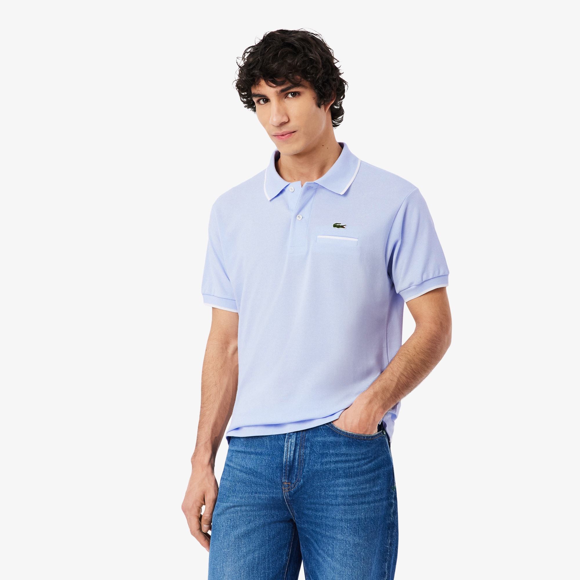 Lacoste Men's Classic Fit Pocket Accent L.12.12 Polo