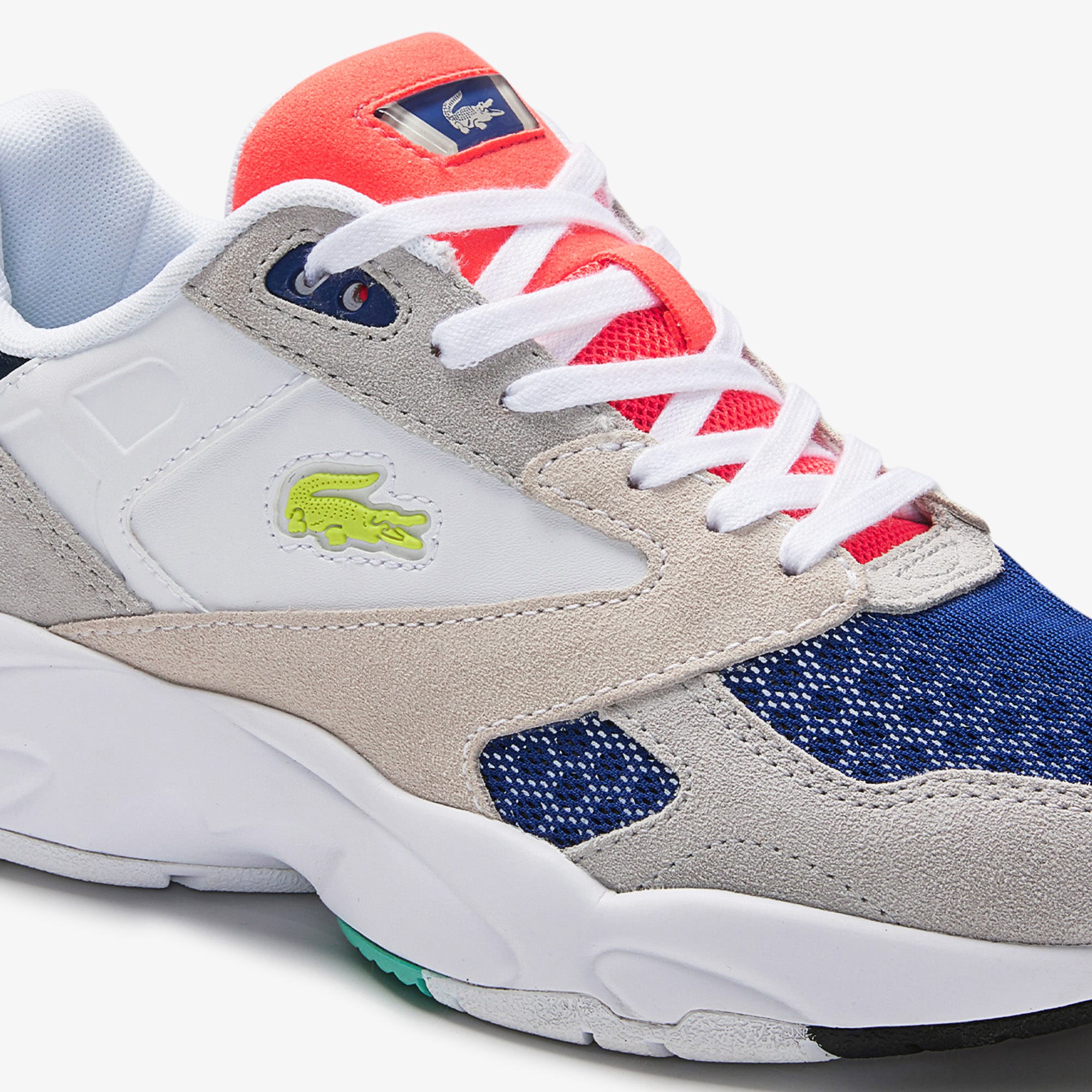 Women's Storm 96 LO Colourblock Textile Trainers LACOSTE