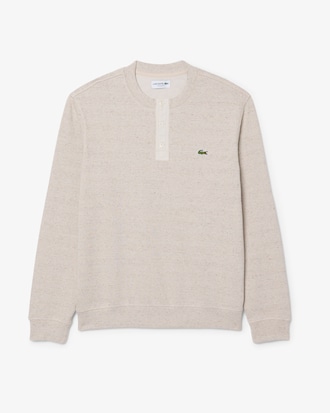 Ribbed Crew Neck Sweatshirt