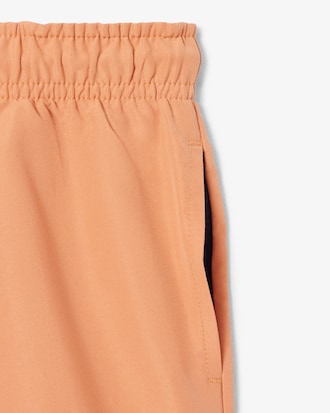 Monochromatic Lined Swim Trunks