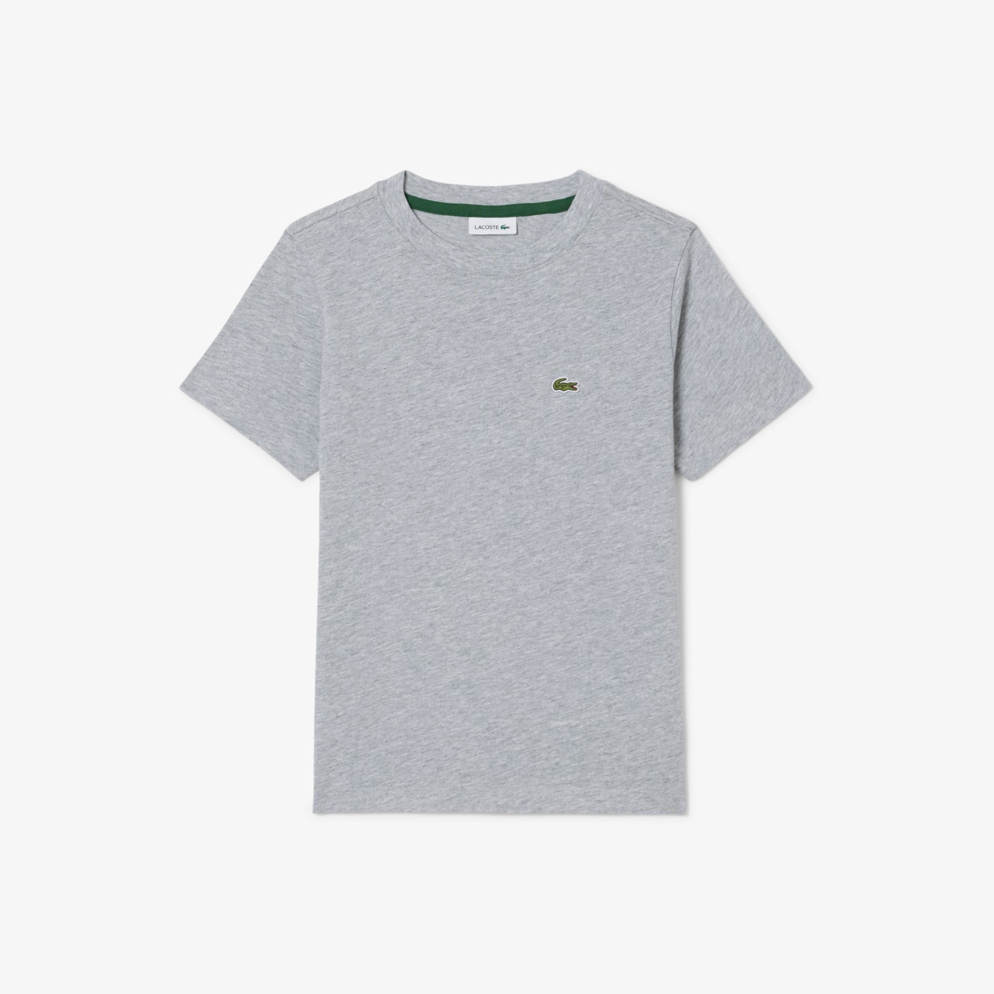 Lacoste Kids' Cotton T-shirt - 14 Years In Gray