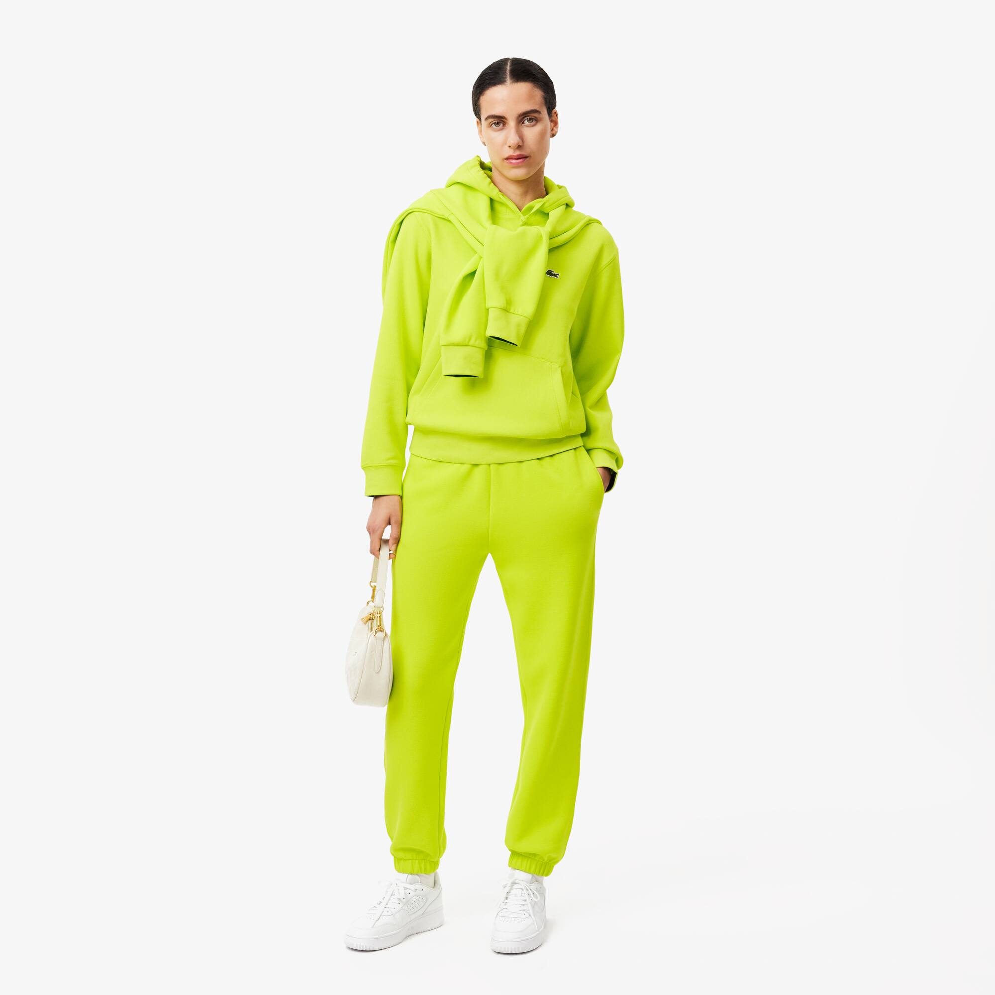 Women's Relaxed Fit Piqué Hoodie - Sweaters & Sweatshirts - New In