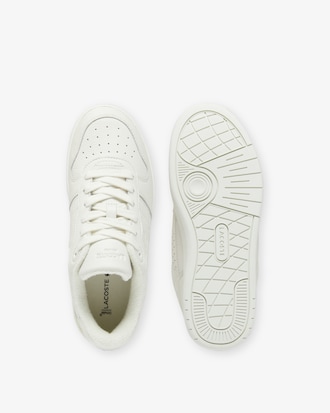 Sneakers de deporte de piel con clip en T para mujer
