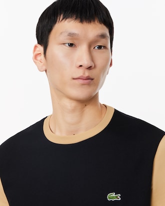 Men's Regular Fit Cotton Colorblock T-Shirt