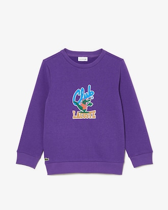 Unisex Contrast Signature Print Sweatshirt