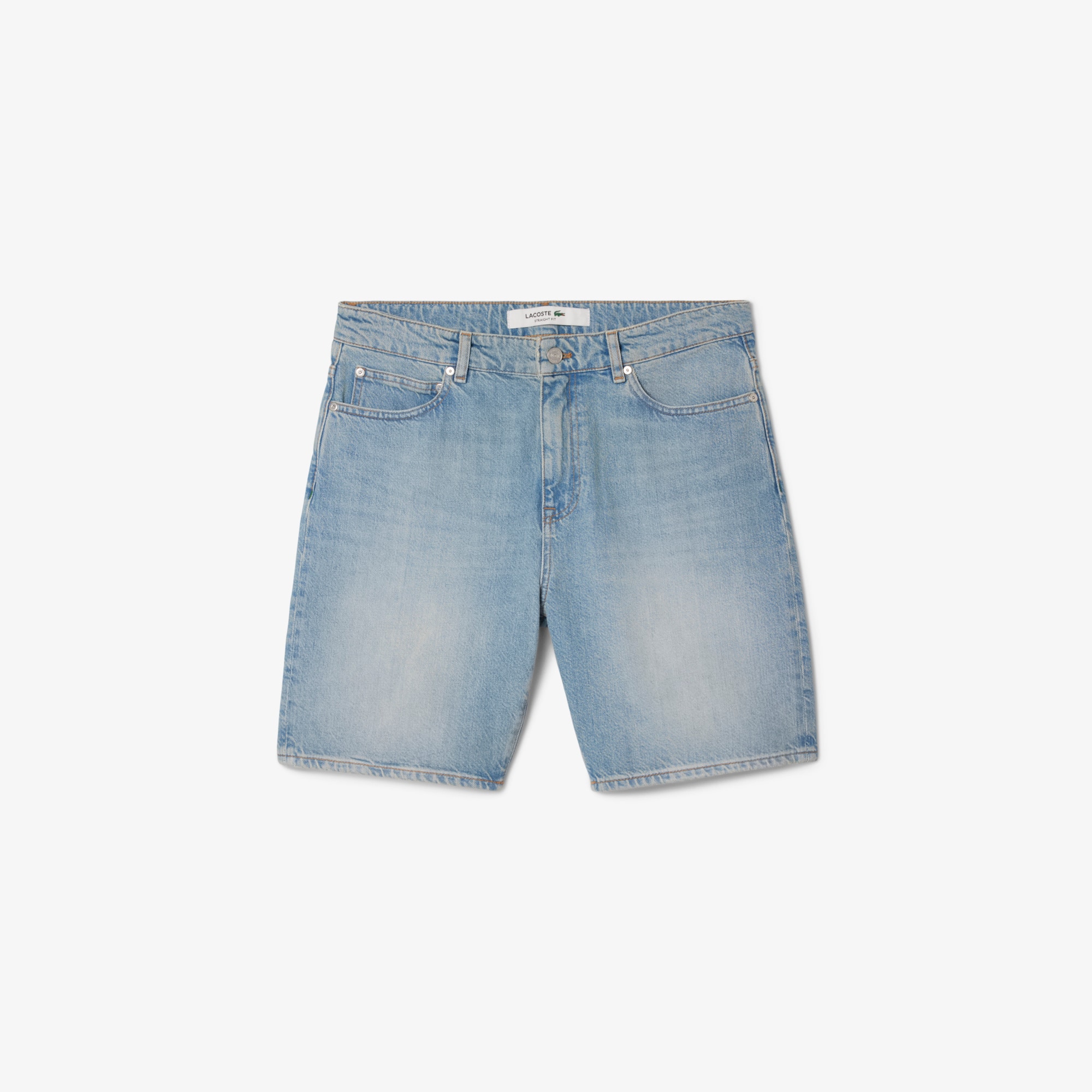 Men's Straight Cut Denim Shorts