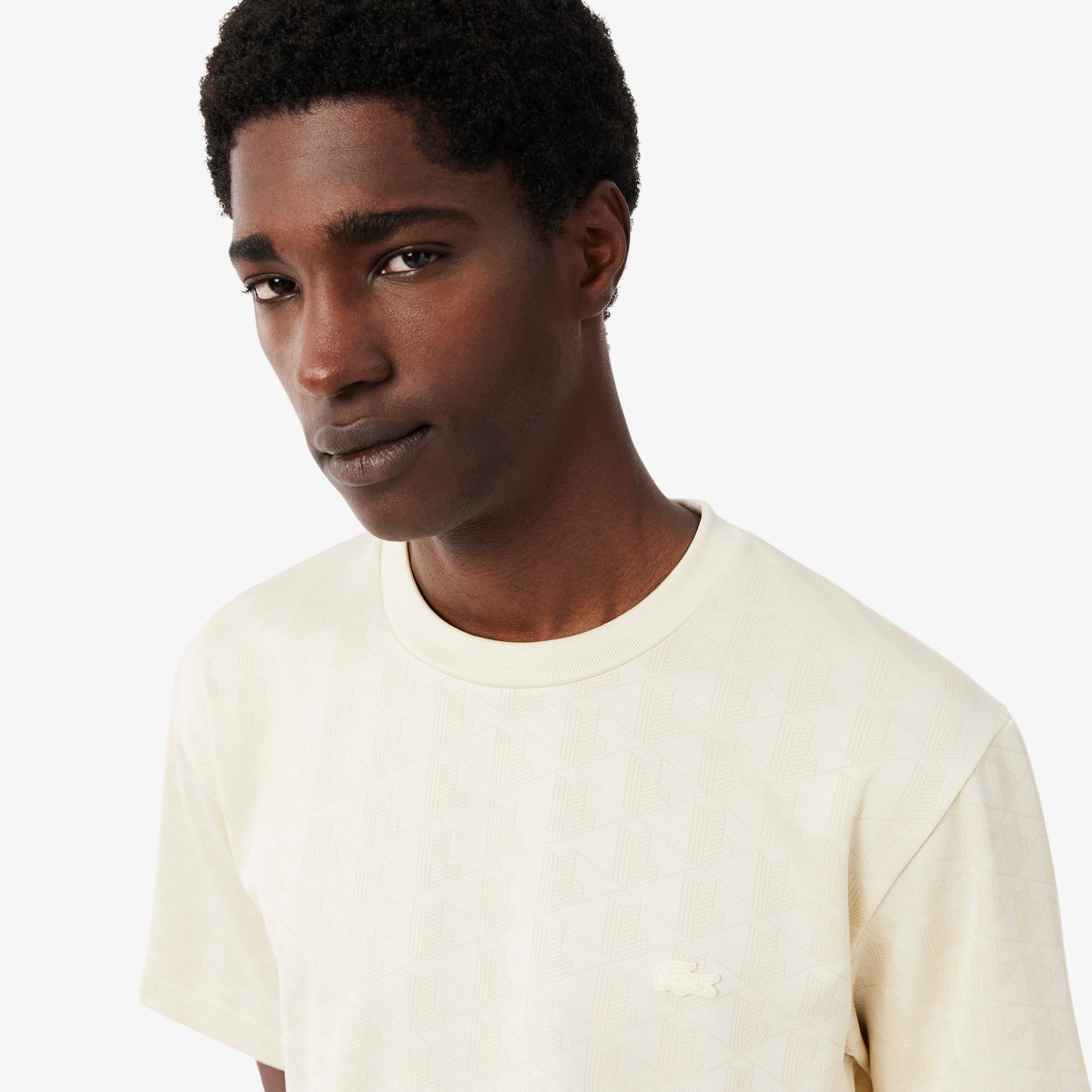 Monogram Jacquard T-shirt - T-shirts - New In 2026 | Lacoste