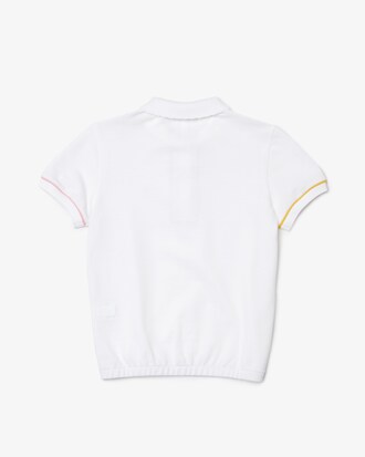Kids' Elasticized Waist Cotton Piqu&eacute; Polo