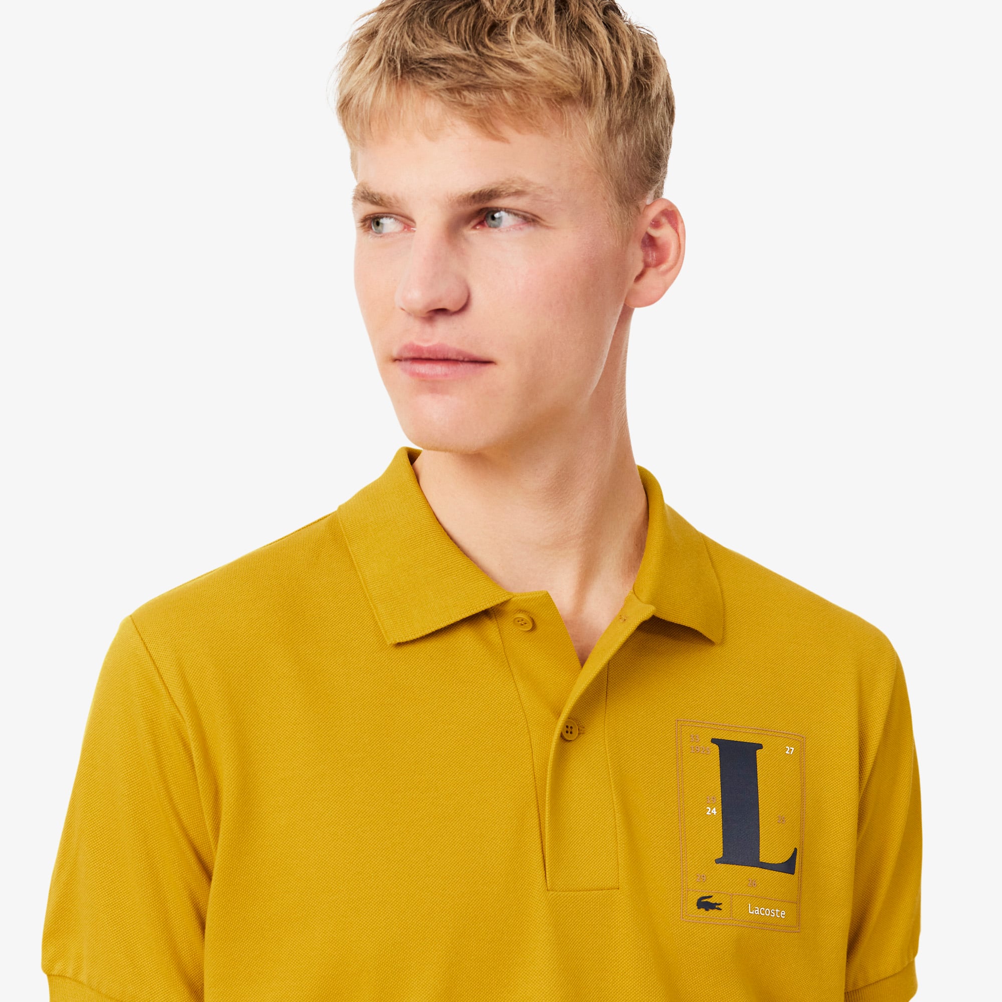 Classic Fit Printed Petit Piqué Polo Shirt