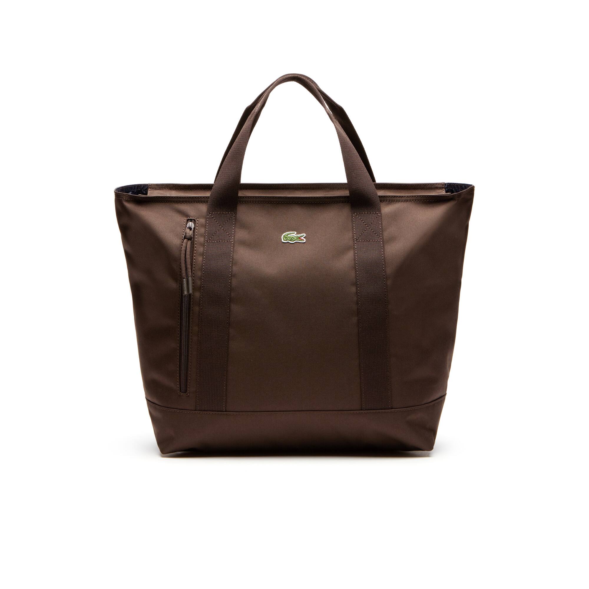 Men S Néocroc Canvas Tote Lacoste Color Mulch