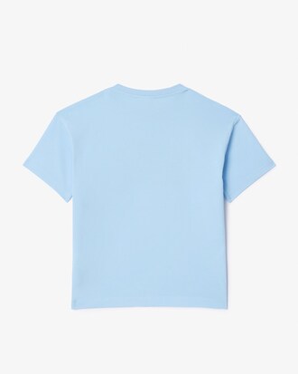 Kids' Crocodile Print Cotton T-Shirt