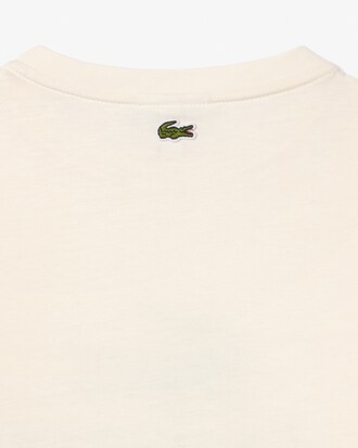 Kids' Crocodile Print Cotton T-Shirt