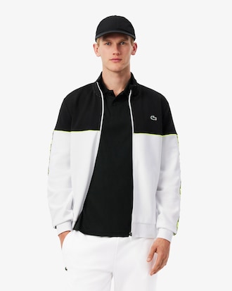 Sudadera con Cierre y Color Block de tenis