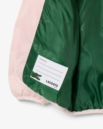 Unisex Fleece Lined Hooded Puffed Jacket