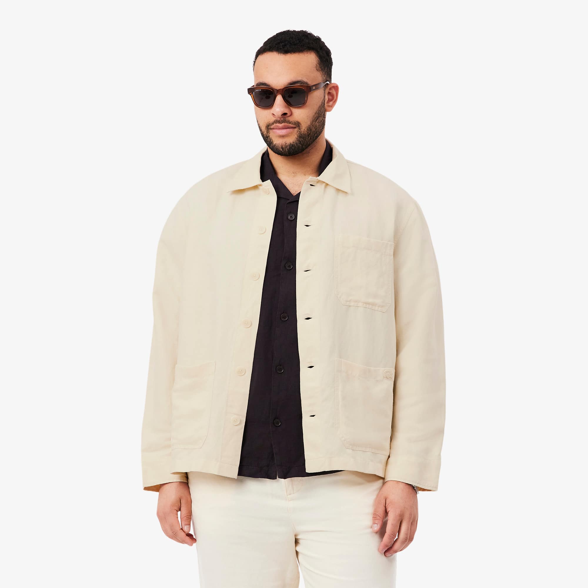 Linen Blend Overshirt